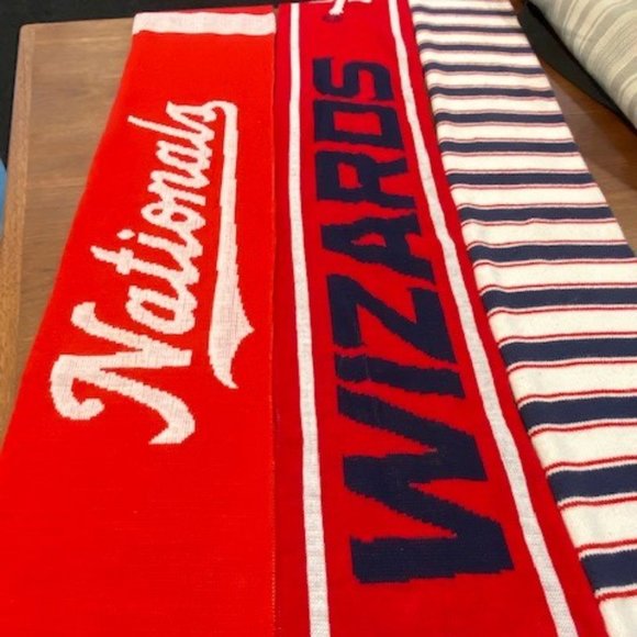 Washington DC Sports Scarfs (Nationals, Wizards, and Capitals) - Picture 2 of 7
